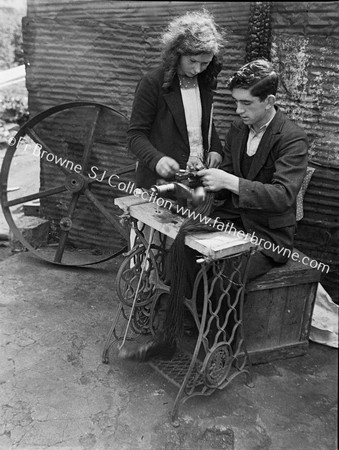 TAGGING BOOT LACES AT PENNYWELL  JENNY LONG